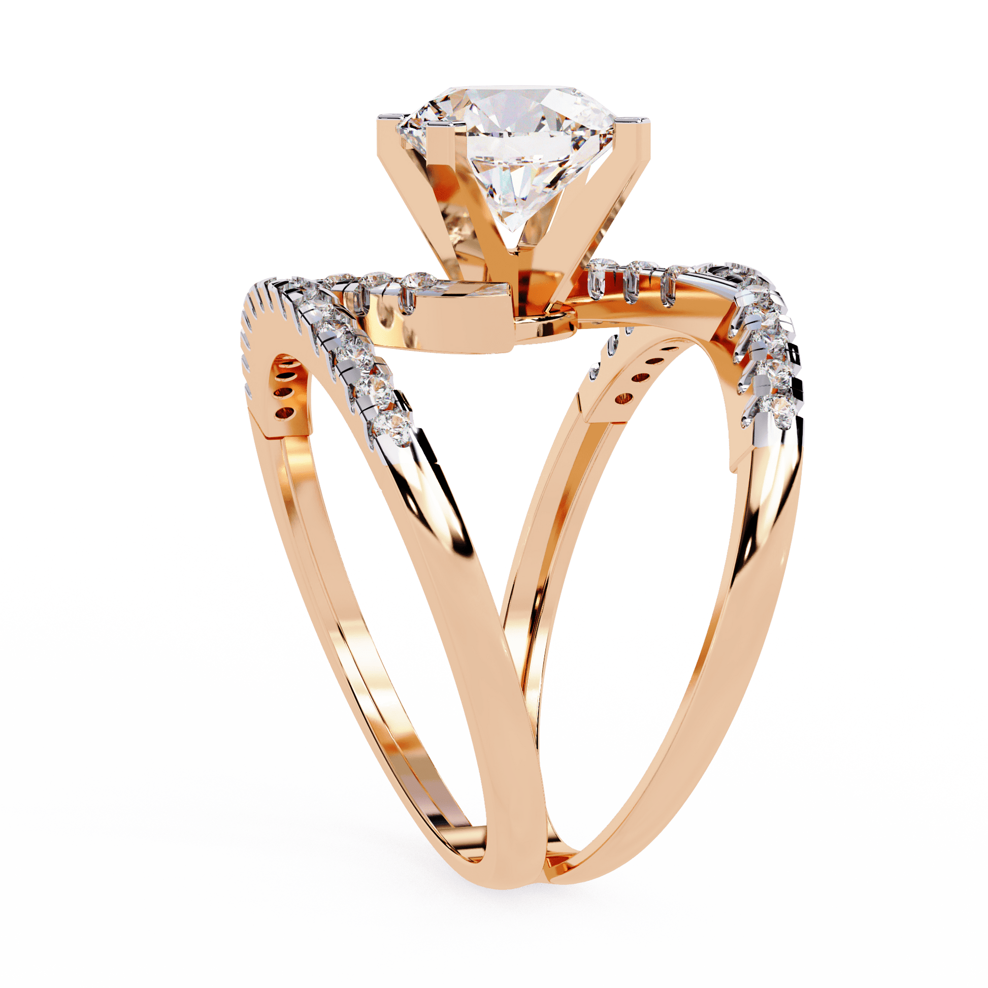 Dreamcatcher Round Diamond Ring - Espira Fine Gems