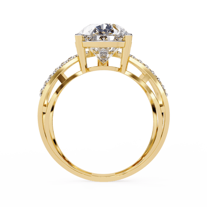 Golden Dawn Pear Diamond Ring - Espira Fine Gems