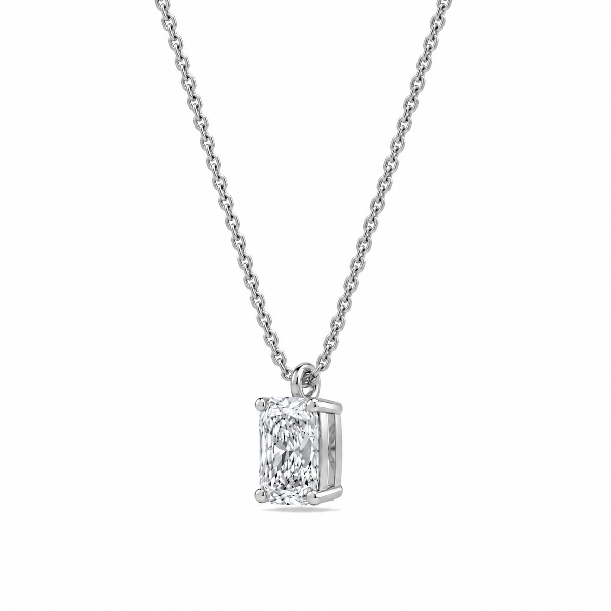 liberty 3 carat radiant diamond pendant (chain sold separately)