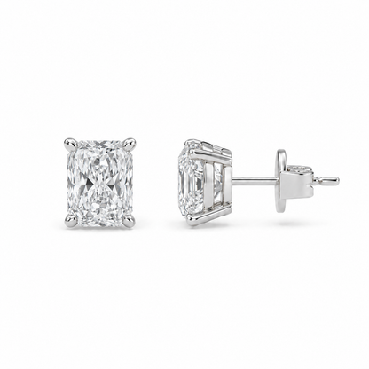 Boucle d'oreille Liberty en diamant rond 2 carats (1+1)