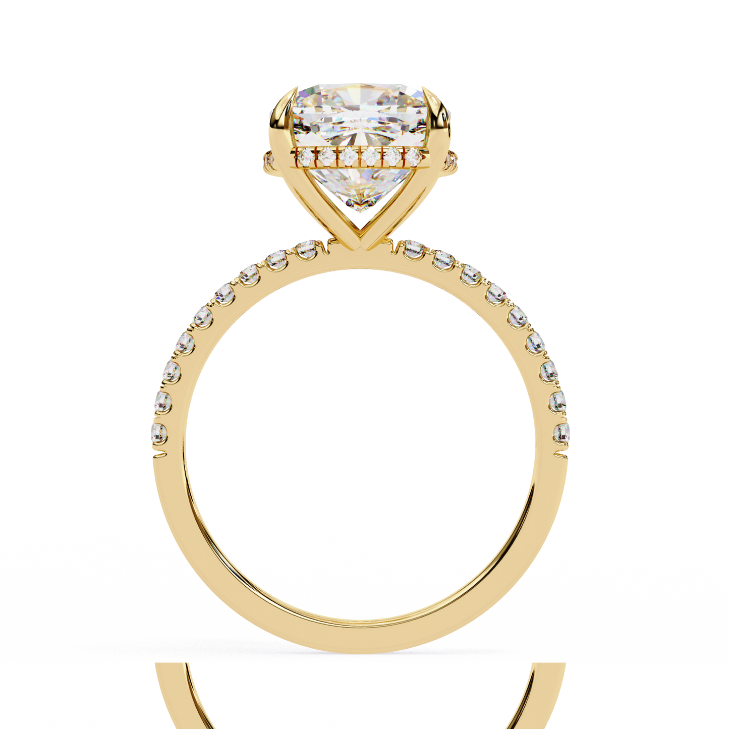 paradise cushion diamond ring - espira gems