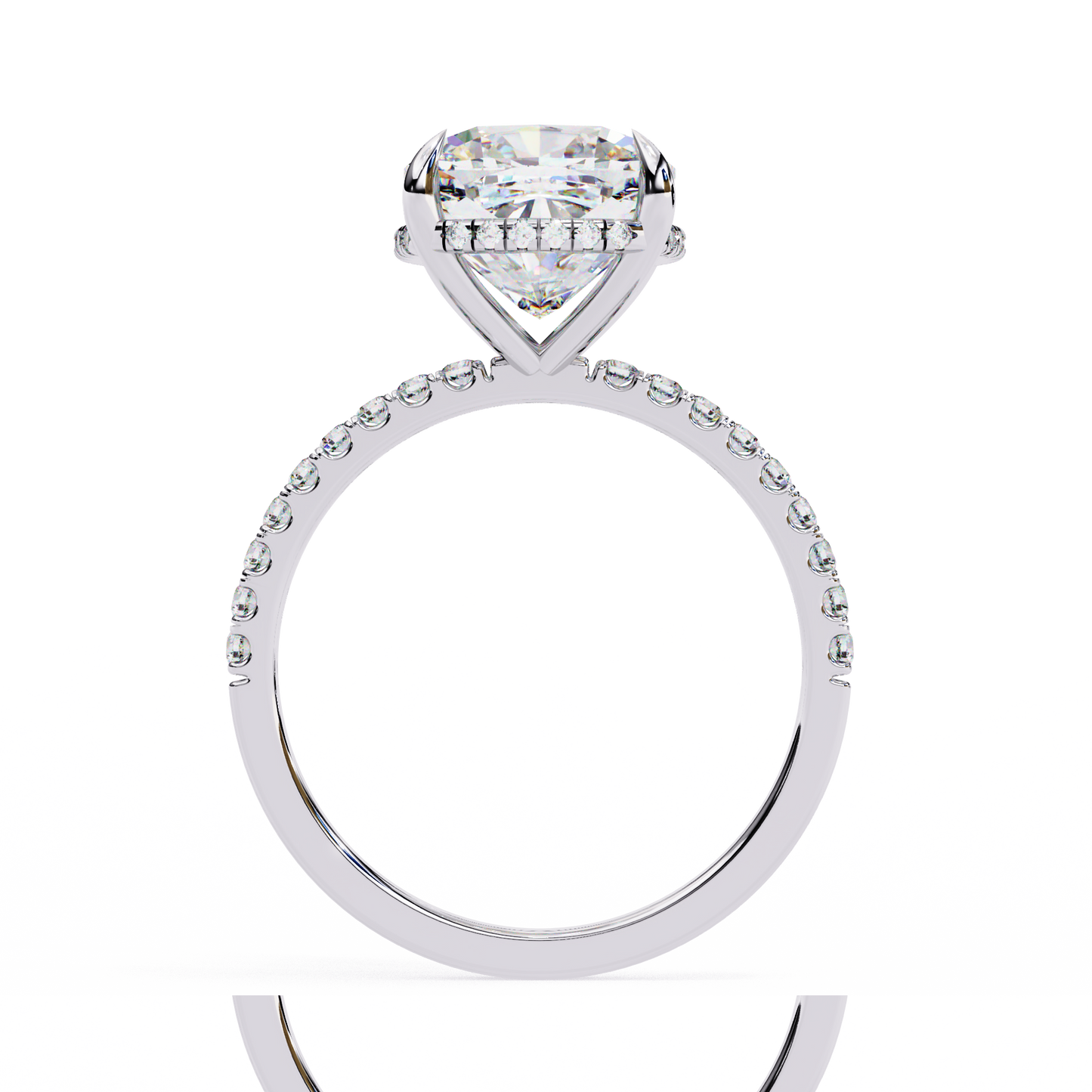 paradise cushion diamond ring - espira gems