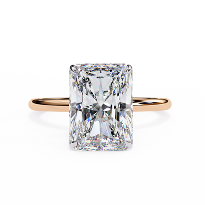 Moonlit Emerald Diamond Ring - Espira Gems