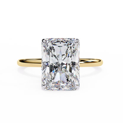 Moonlit Emerald Diamond Ring - Espira Gems