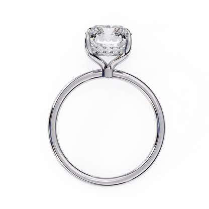 Moonlit Emerald Diamond Ring - Espira Gems