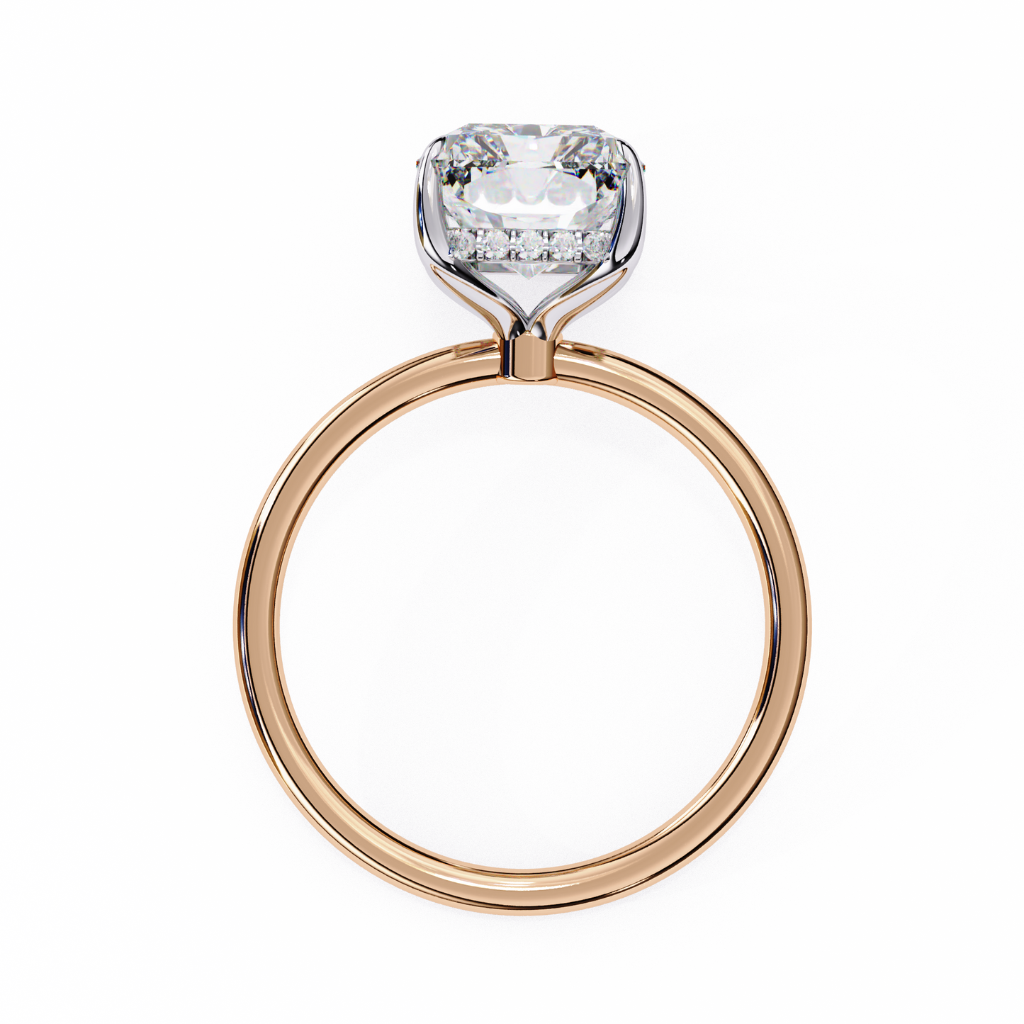 moonlit emerald diamond ring - espira gems