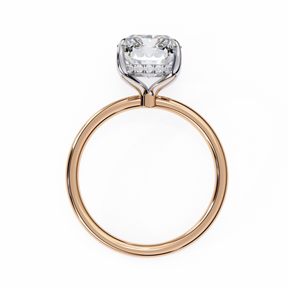 Moonlit Emerald Diamond Ring - Espira Gems