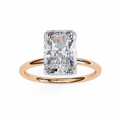 Moonlit Emerald Diamond Ring - Espira Gems