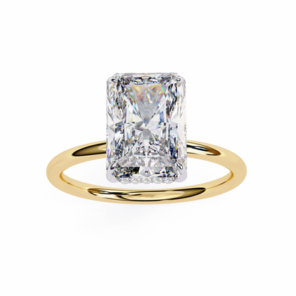 Moonlit Emerald Diamond Ring - Espira Gems