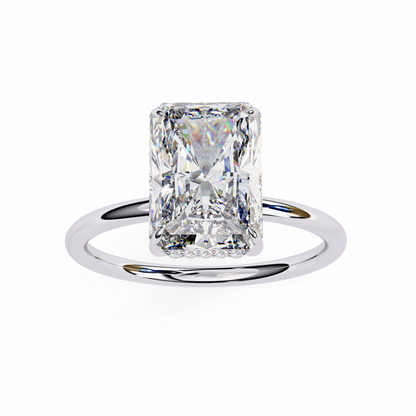 Moonlit Emerald Diamond Ring - Espira Gems