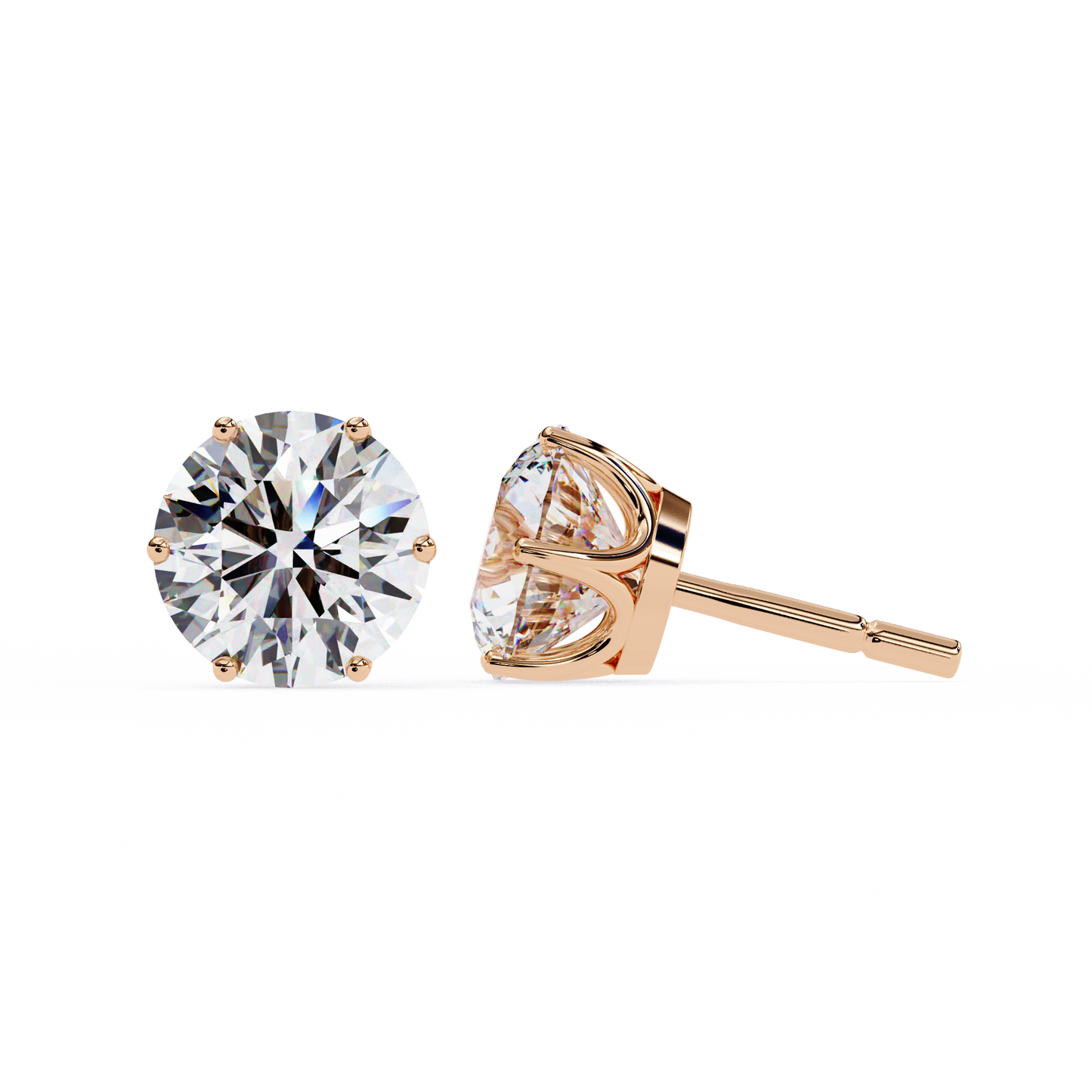 celeste charm diamond earrings