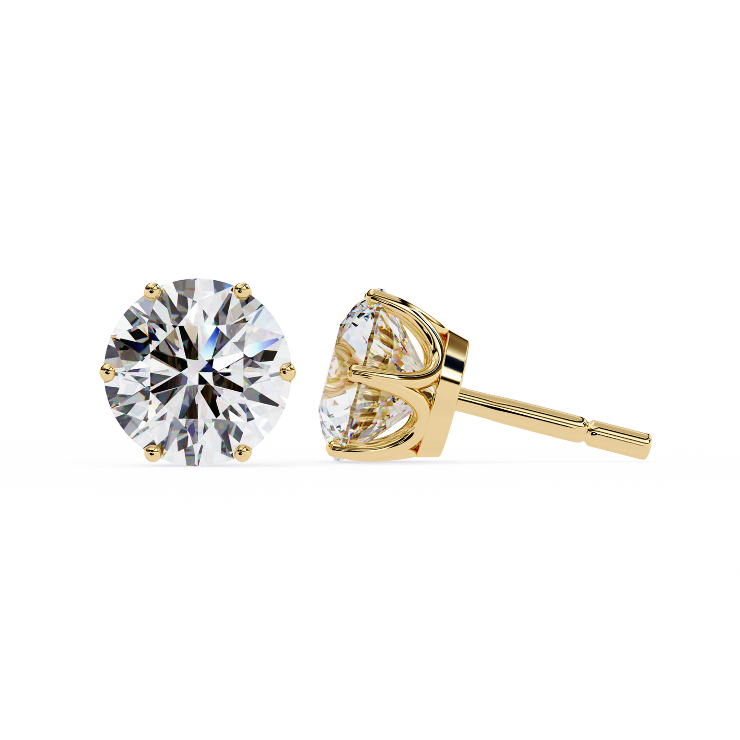 celeste charm diamond earrings