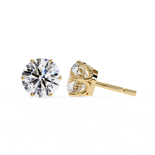Boucles d'oreilles à breloques en diamant Celeste