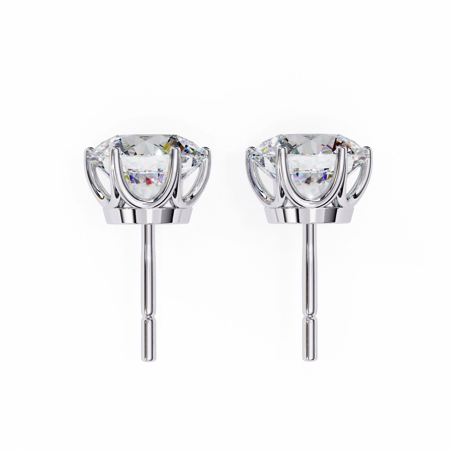 celeste charm diamond earrings