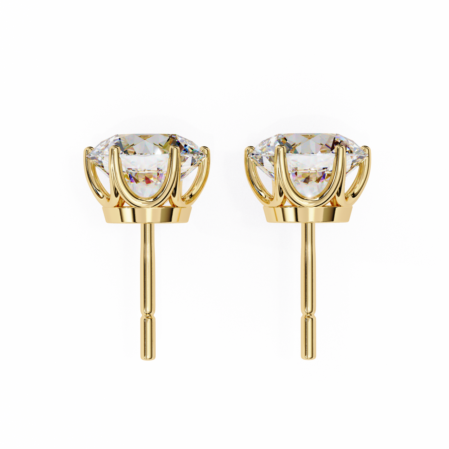 celeste charm diamond earrings