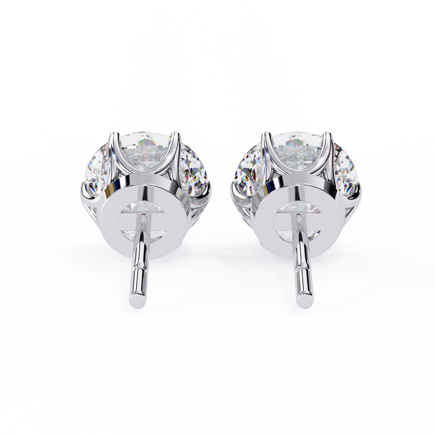 celeste charm diamond earrings