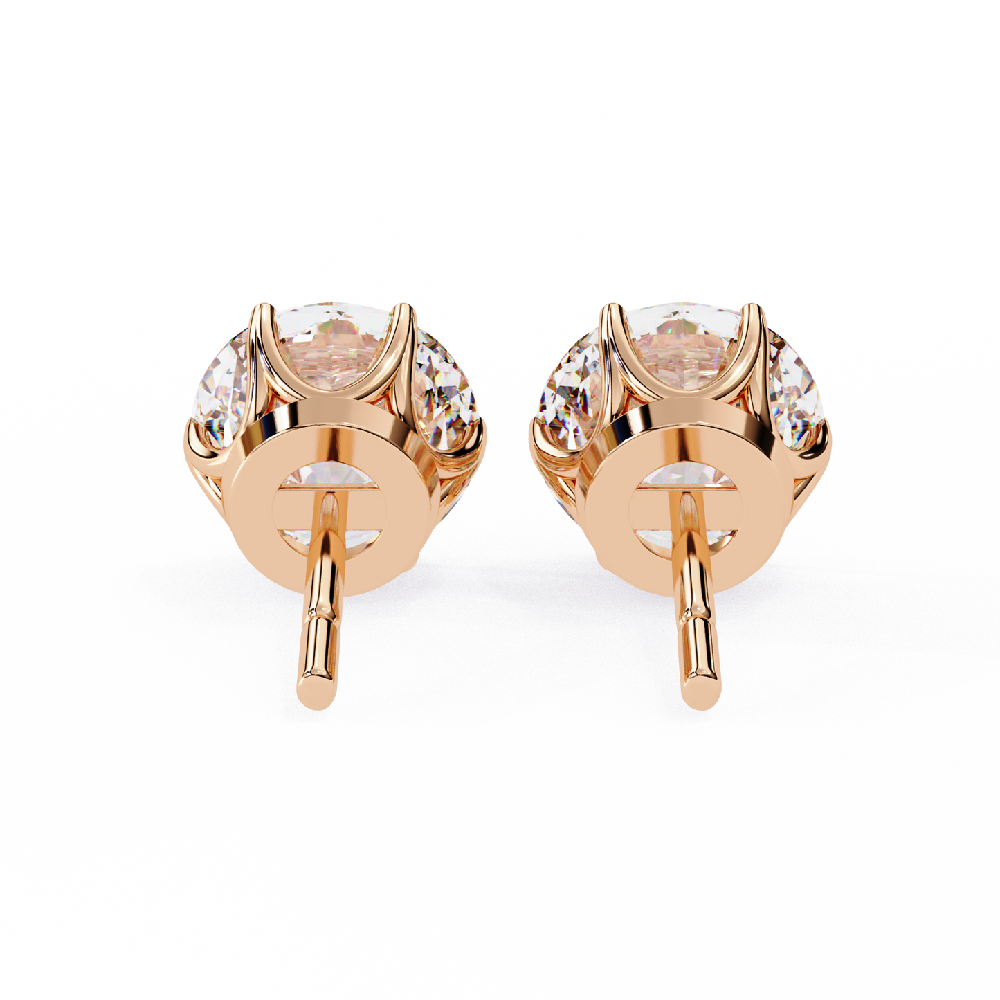 celeste charm diamond earrings