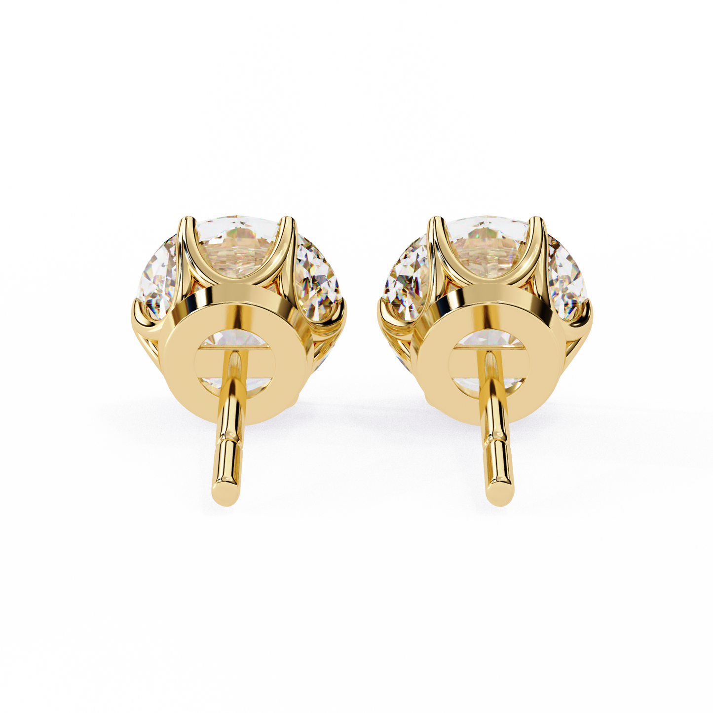 celeste charm diamond earrings