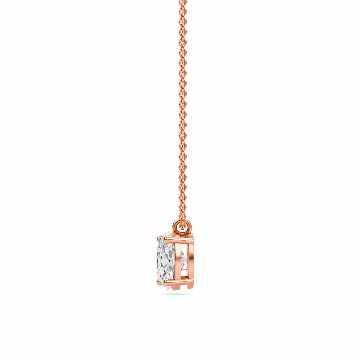 liberty 1 carat cushion diamond pendant (chain sold separately)