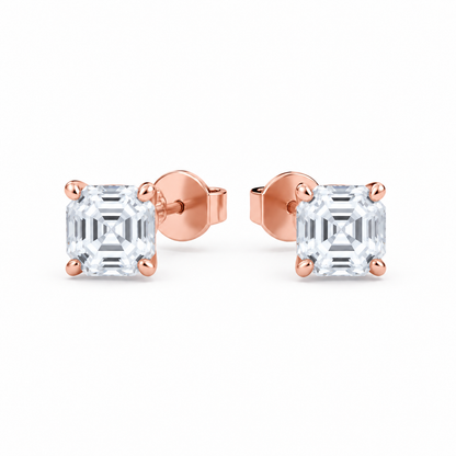 Boucle d'oreille Liberty en diamant rond 1 carat (0,5+0,5)