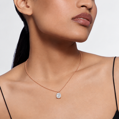 Liberty 1 Carat Cushion Diamond Pendant (Chain Sold Separately)