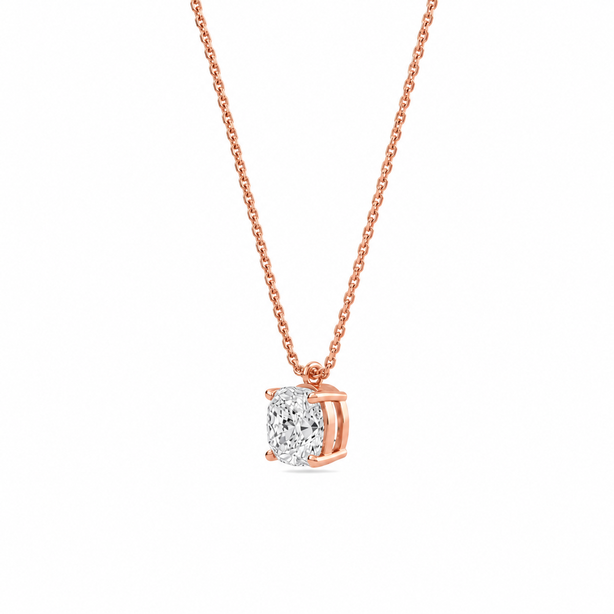 liberty 1 carat cushion diamond pendant (chain sold separately)