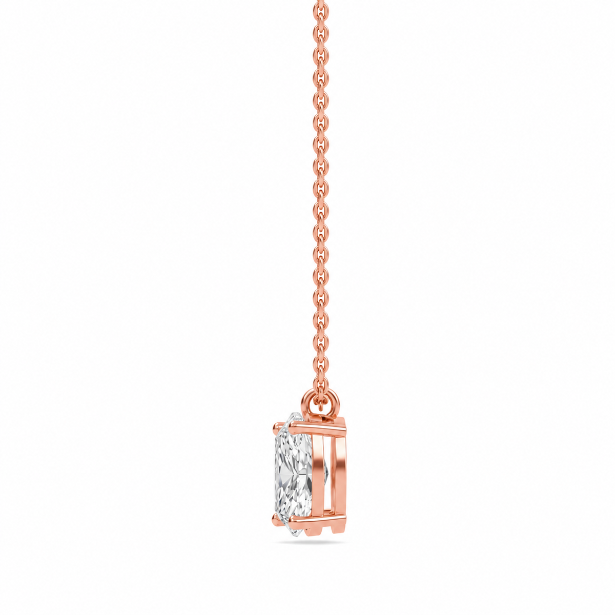liberty 3 carat radiant diamond pendant (chain sold separately)