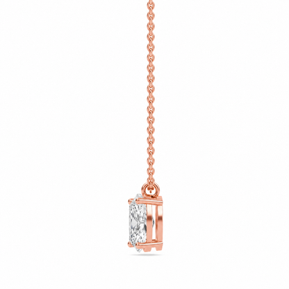Liberty 3 Carat Radiant Diamond Pendant (Chain Sold Separately)