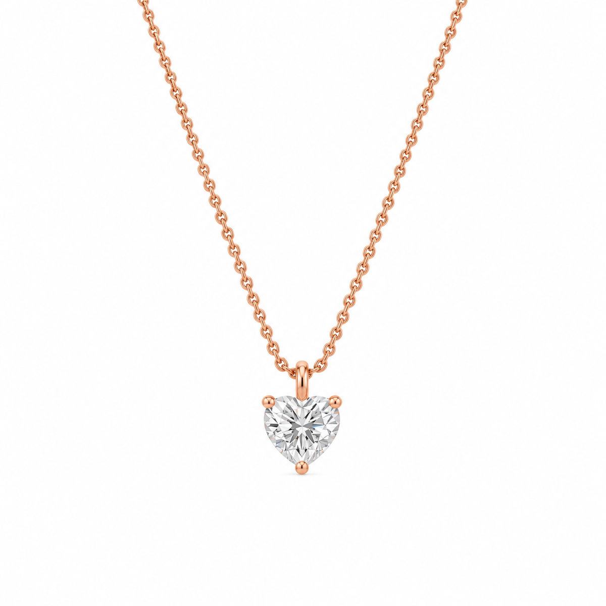 liberty 1 carat heart diamond pendant (chain sold separately)