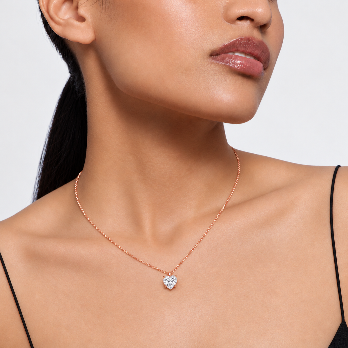 liberty 1 carat heart diamond pendant (chain sold separately)