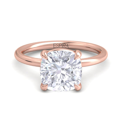 Bague Liberty en diamant coussin 4 carats