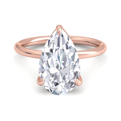 Bague Liberty en diamant poire 4 carats