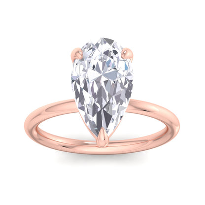 Bague Liberty en diamant poire 4 carats