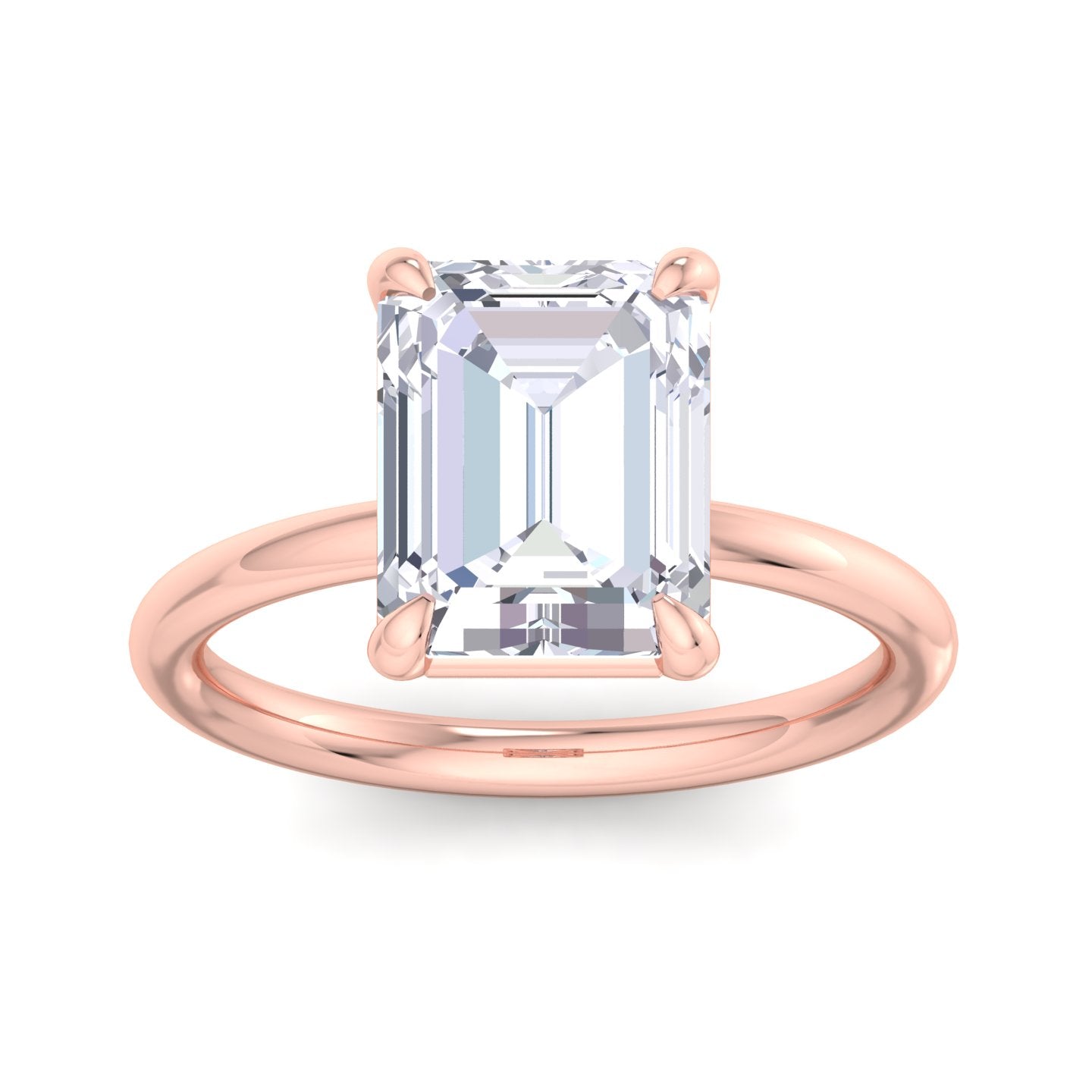 bague liberty avec diamant émeraude 4 carats