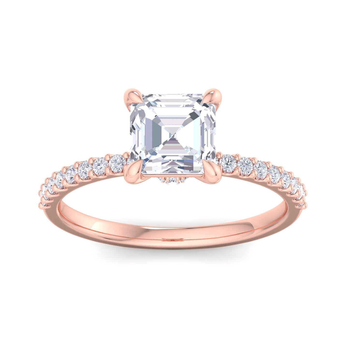 paradise asscher diamond ring