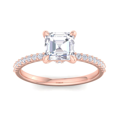 Paradise Asscher Diamond Ring