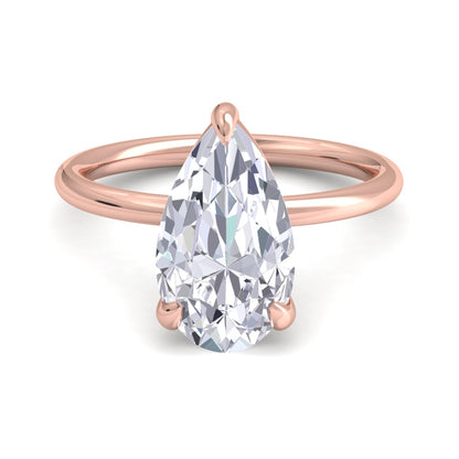 Liberty 4 Carat Pear Diamond Ring