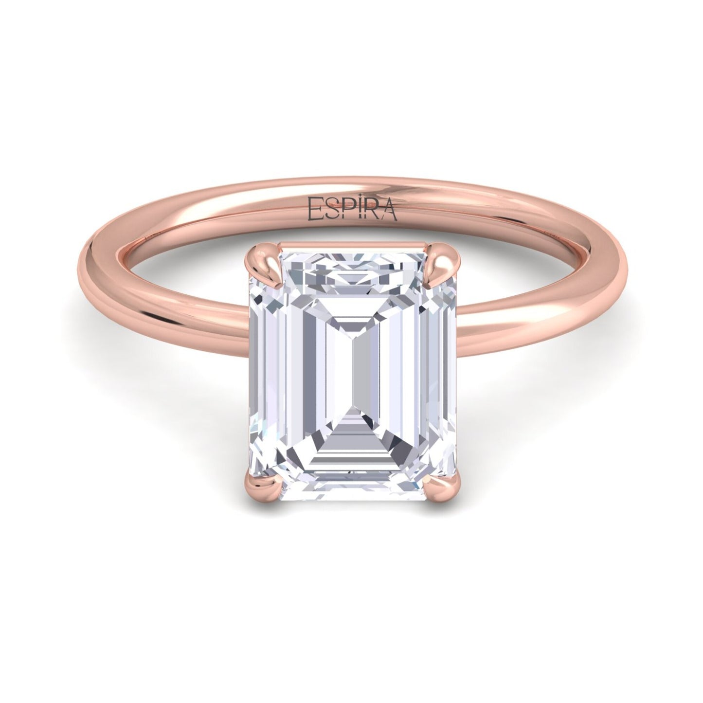 bague liberty avec diamant émeraude 3 carats