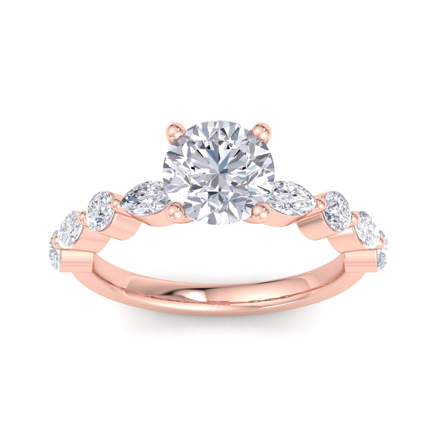 florence round diamond ring