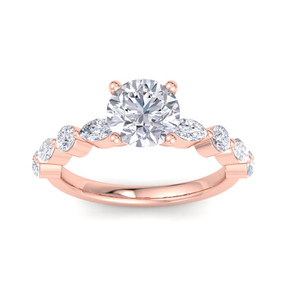 Florence Round Diamond Ring