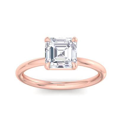 Bague Liberty avec diamant Asscher de 2 carats