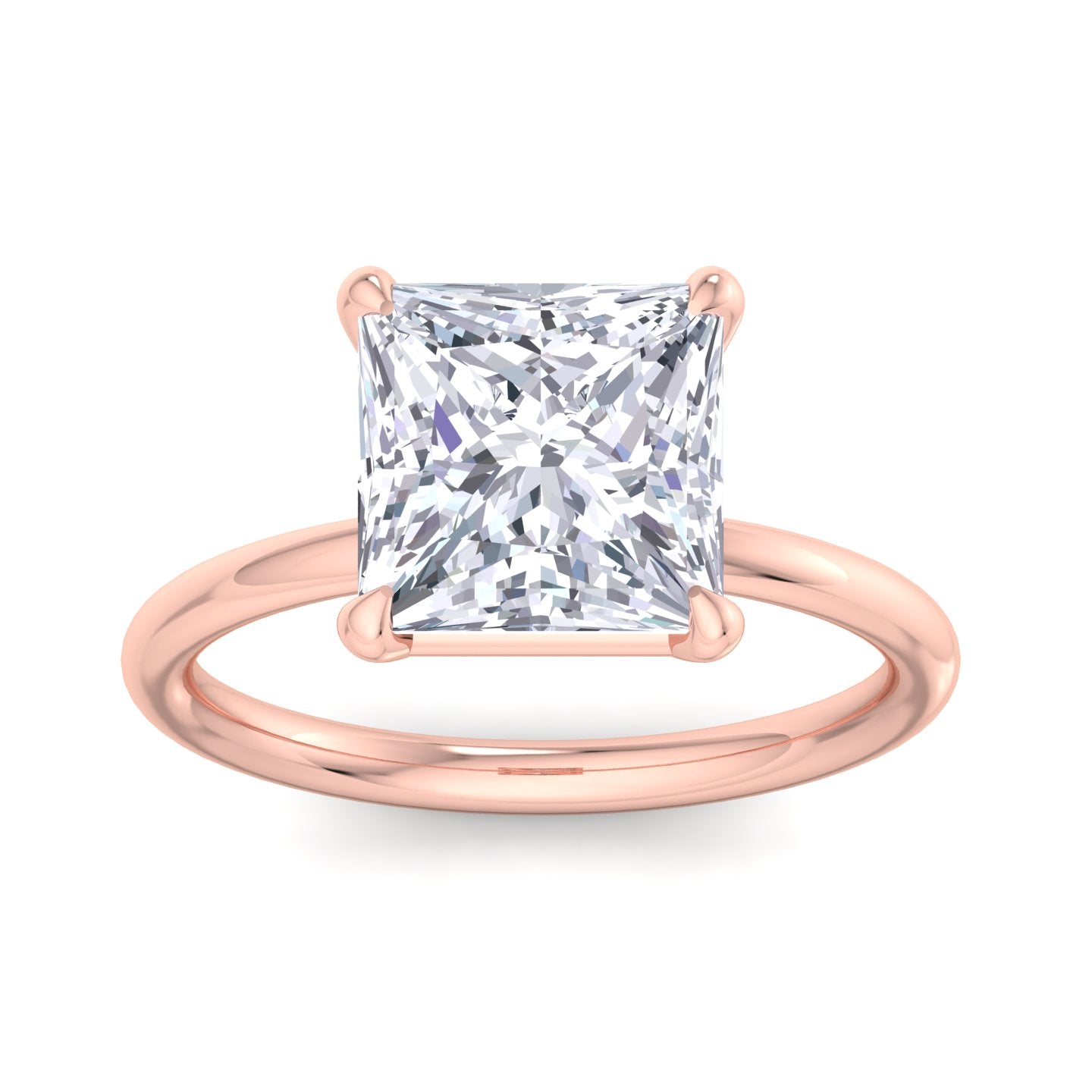 bague liberty en diamant princesse 4 carats