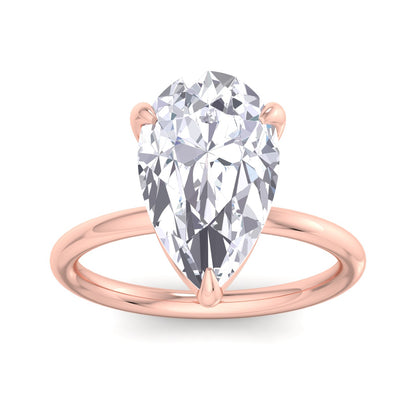 Bague Liberty en diamant poire 4 carats