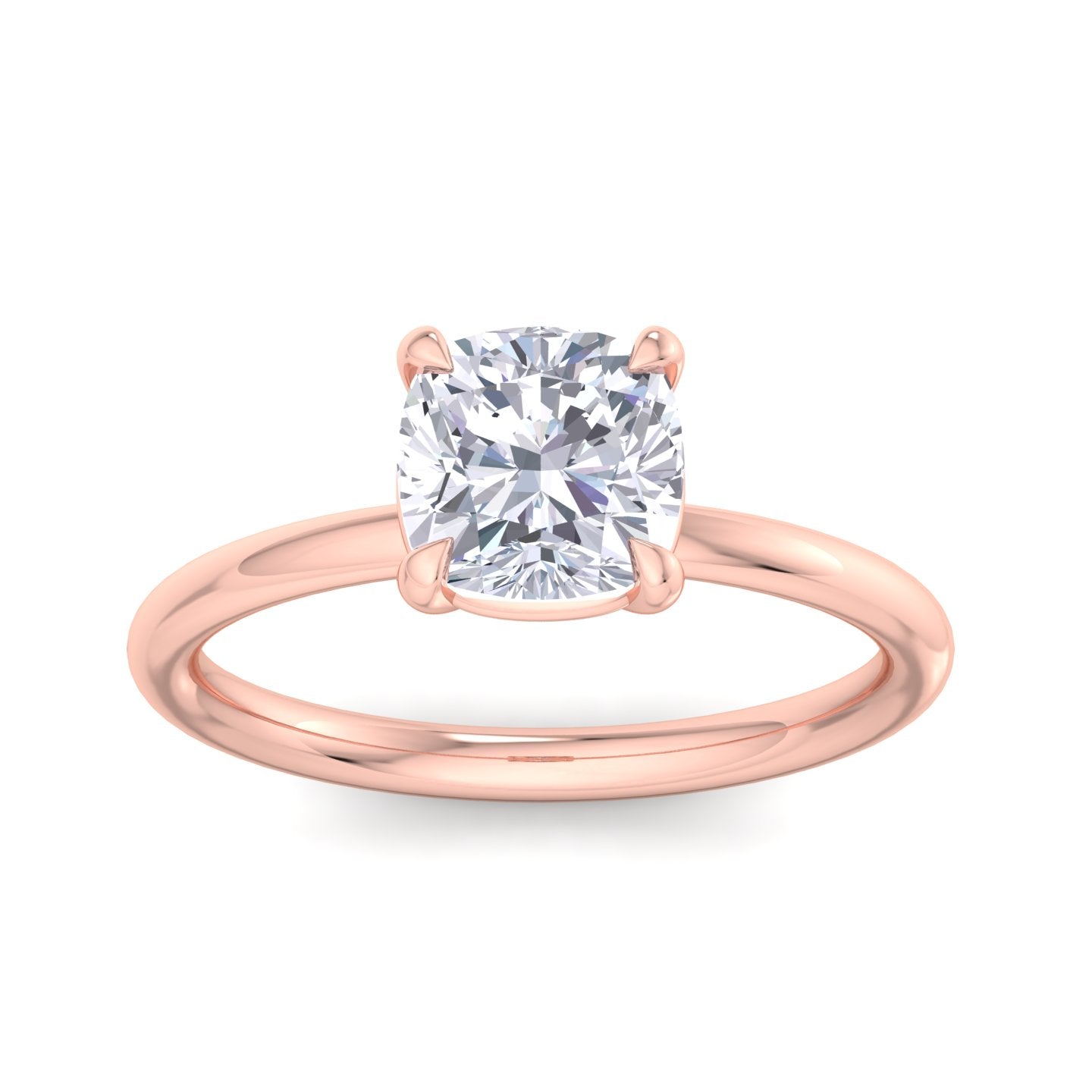 bague liberty avec diamant coussin de 2 carats