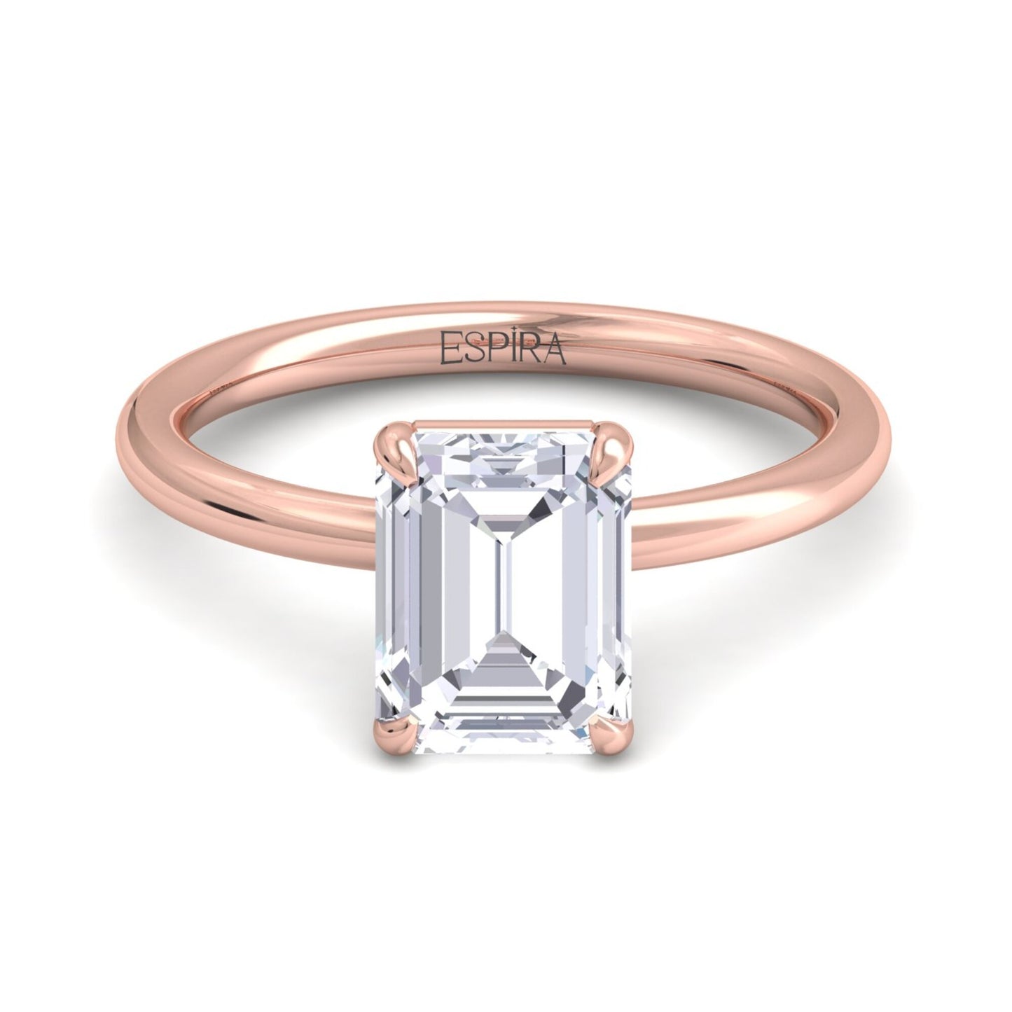 liberty 2 carat emerald diamond ring