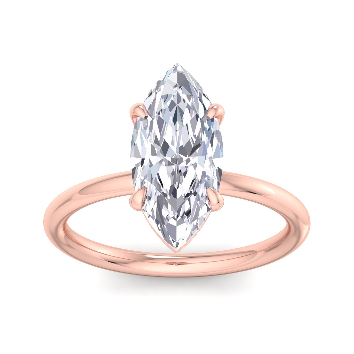 bague liberty en diamant marquise de 3 carats