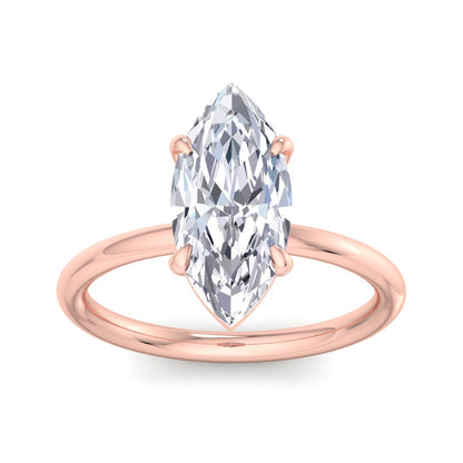 Bague Liberty en diamant marquise de 3 carats