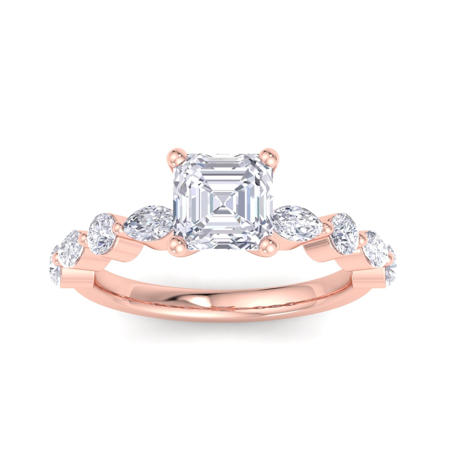 florence asscher diamond ring