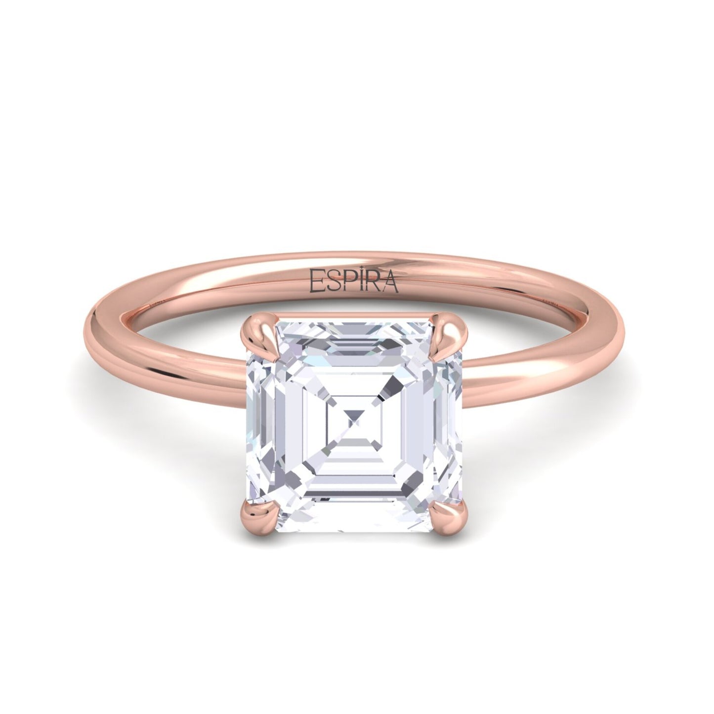 bague liberty avec diamant asscher 3 carats