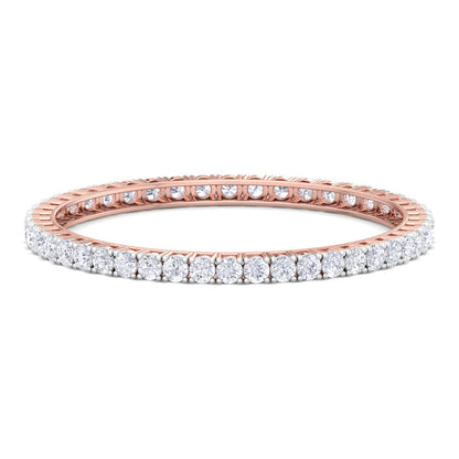 30 Pointer Round Cut Lab Grown Diamond Bangle